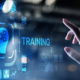 Training Online Education Webinar Personal Development Motivation E-learning Business concept on virtual screen