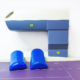 DEXA machine against white wall